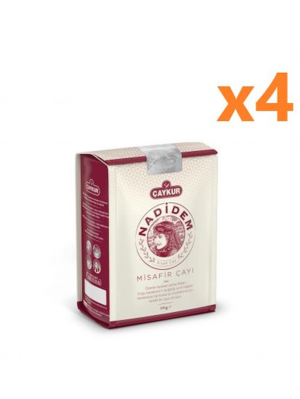 ÇAYKUR NADİDEM MİSAFİR ÇAYI 100 GR X4 (DÖRTLÜ PAKET)