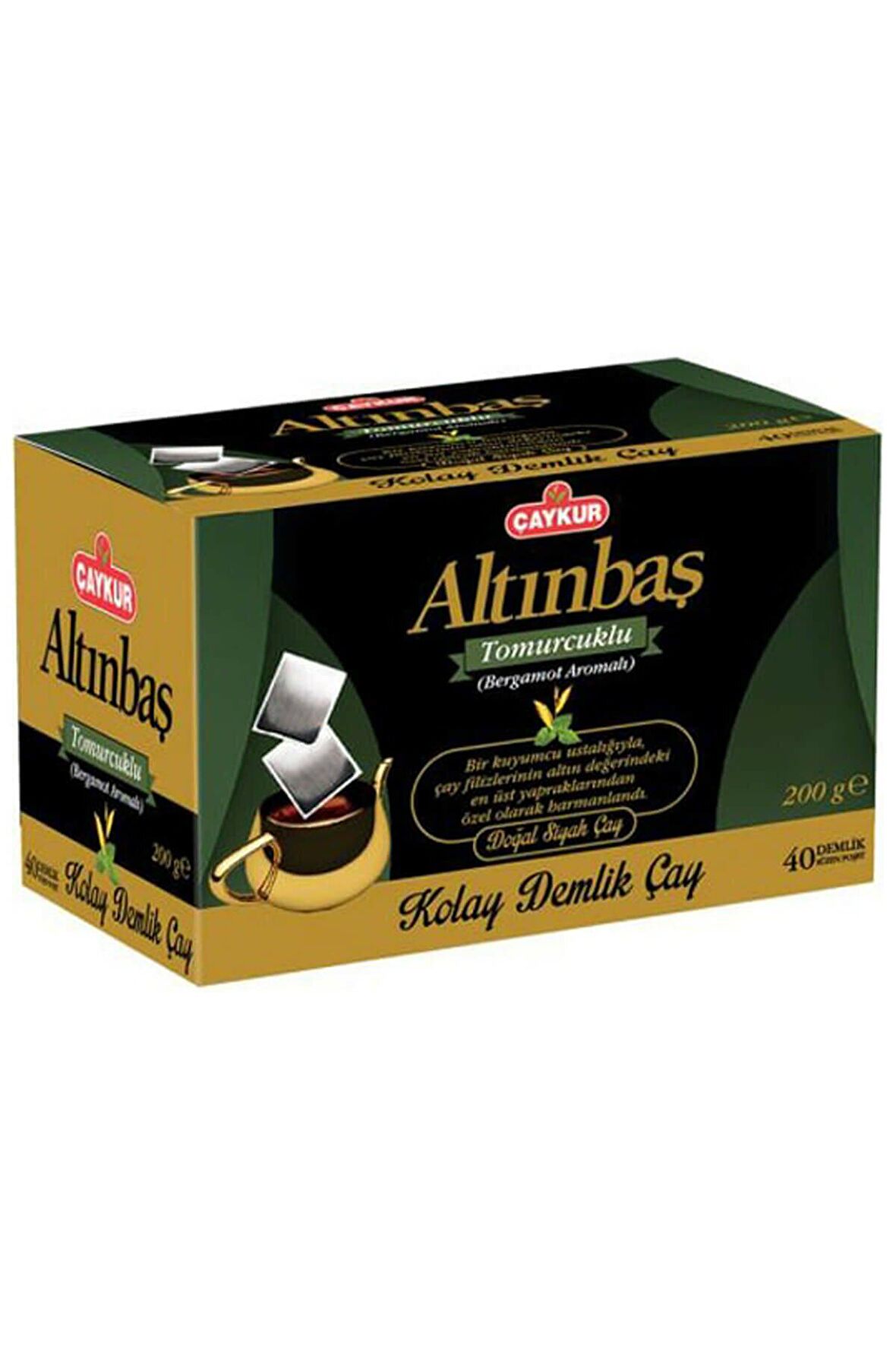 Çaykur Altınbaş Bergamot Dökme Siyah Çay 200 gr 