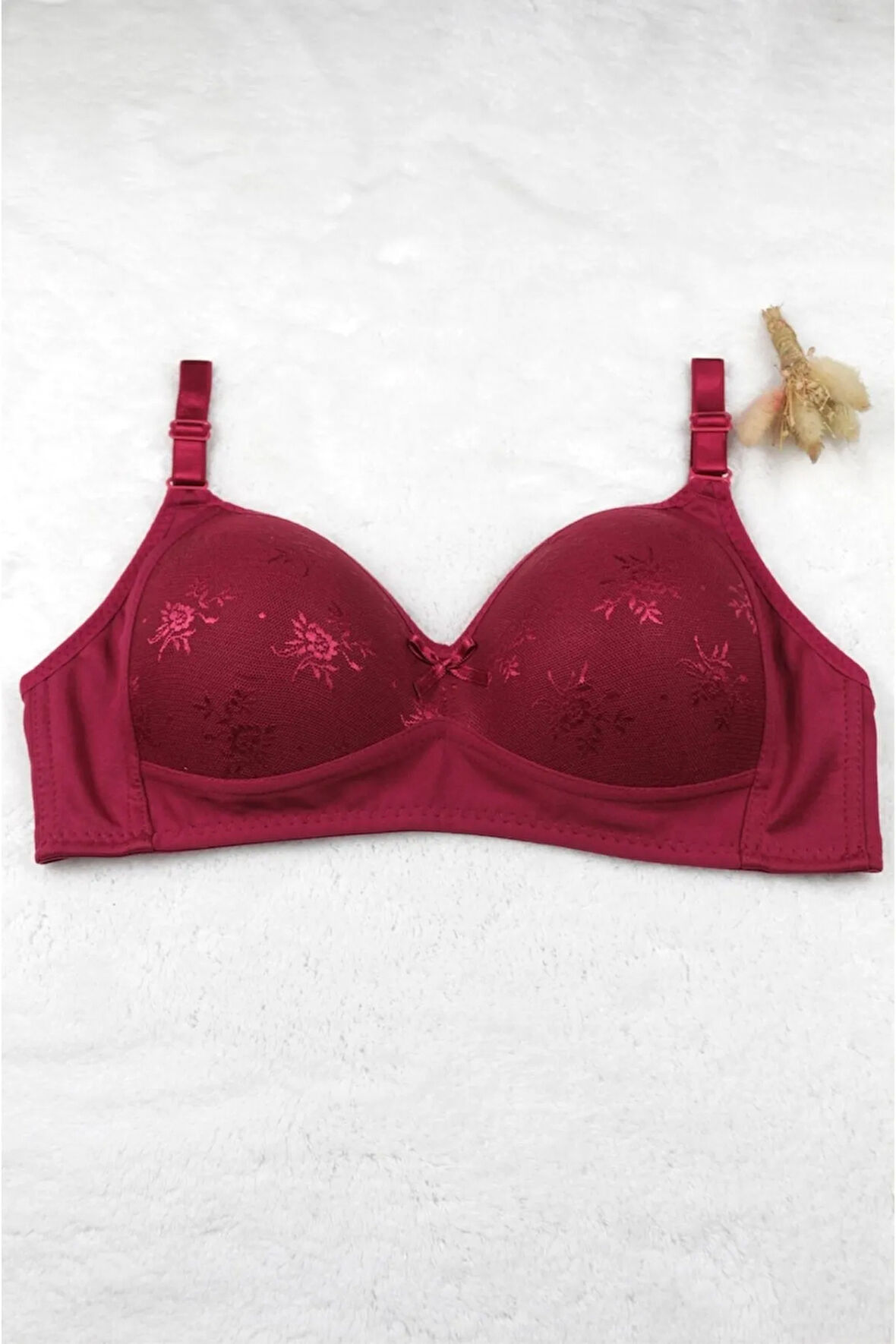 Toparlayıcı Balensiz Lez Dantelli Minimizer Sütyen