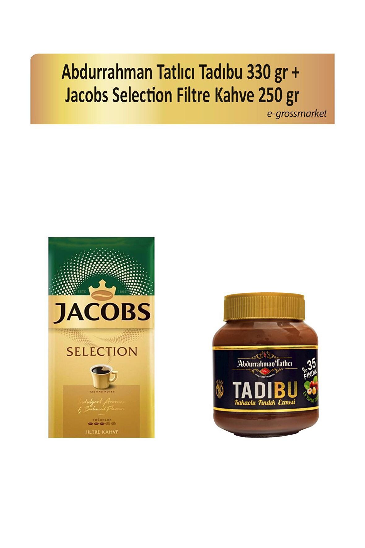 Tadıbu 330 gr + Jacobs Selection Filtre Kahve 250 gr