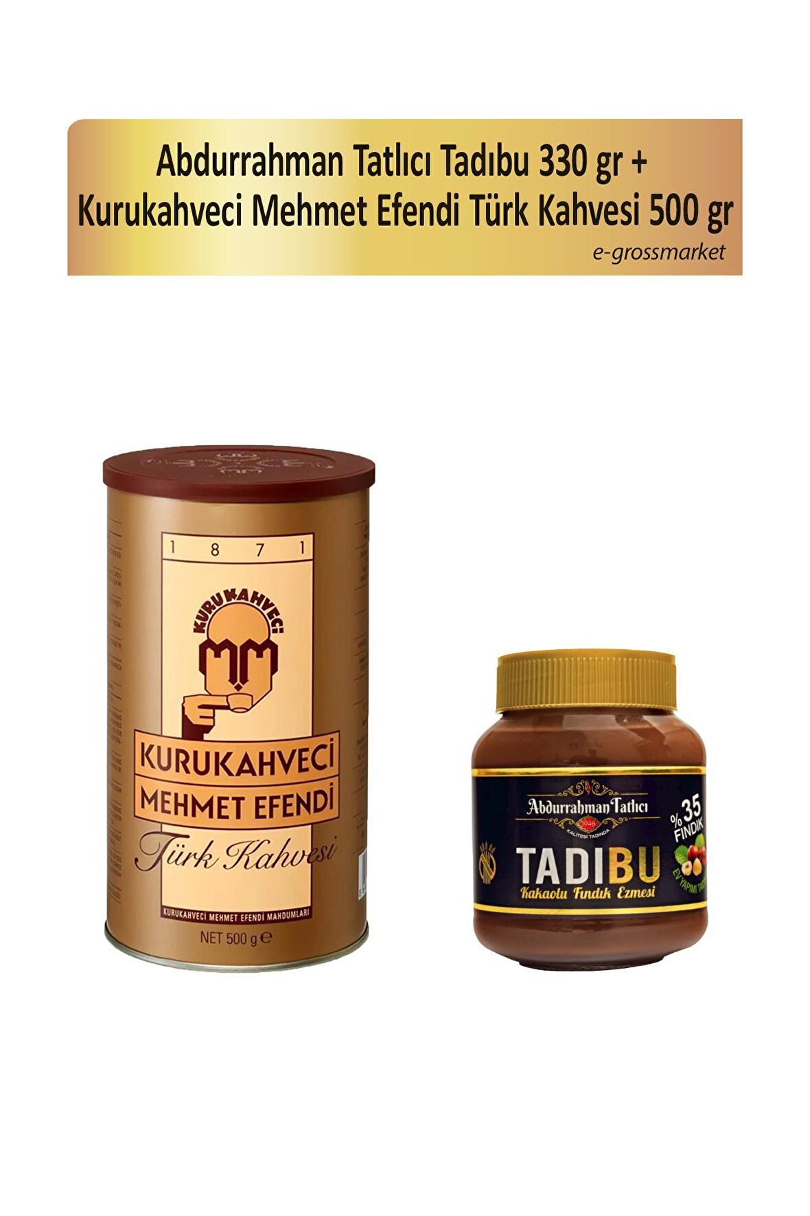 Tadıbu 330 gr + Kurukahveci Mehmet Efendi Türk Kahvesi 500 gr