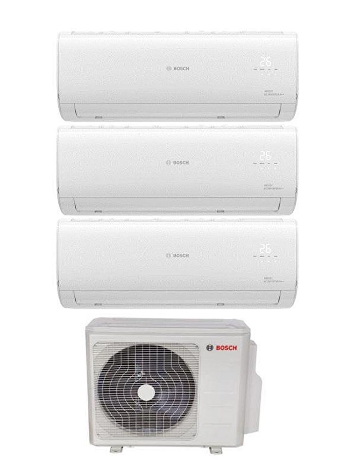 Bosch 3+1 İnverter 12+12+12 A Enerji Sınıfı İnverter Multi Split Duvar Tipi Klima