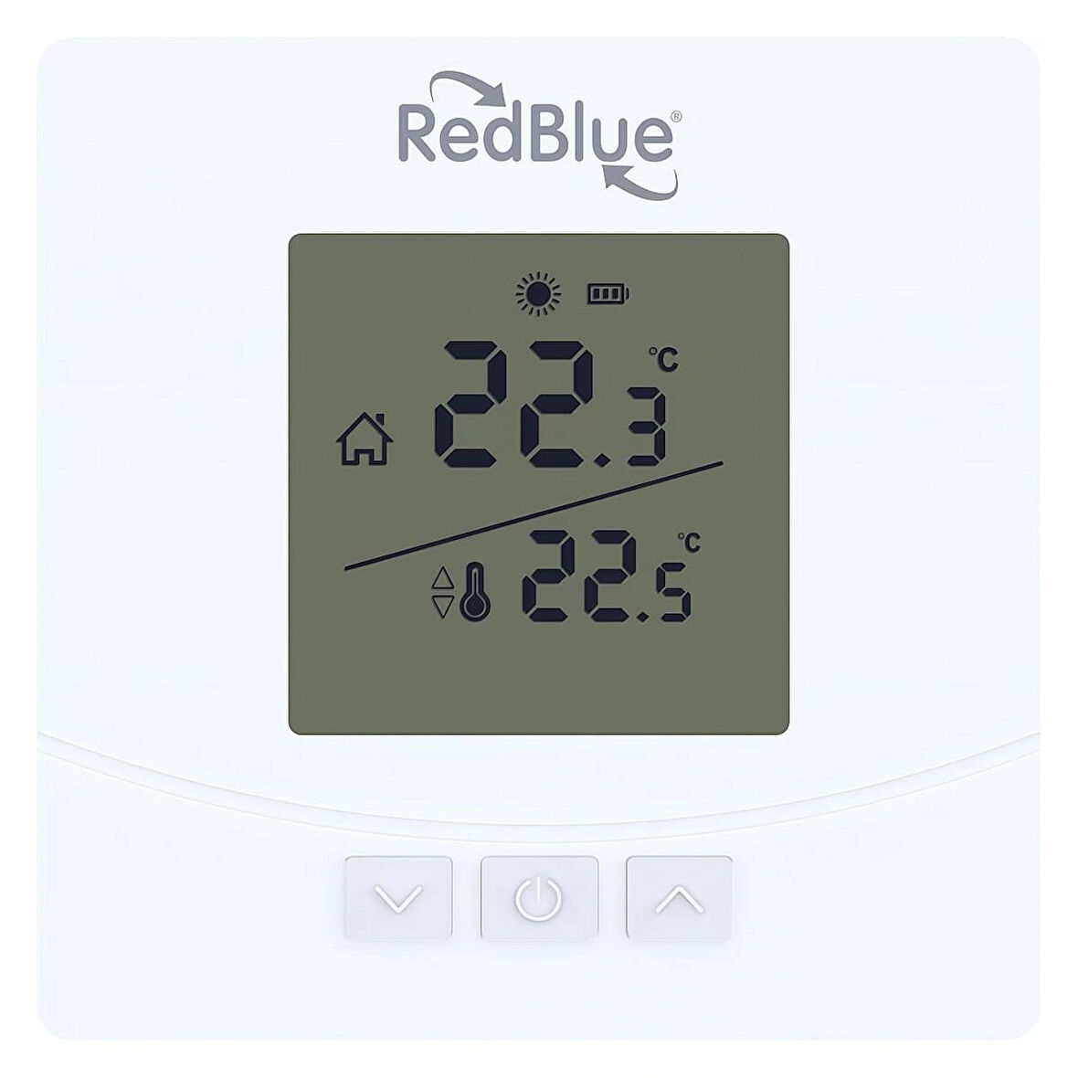 Redblue SQUARE 05 RF Kablosuz Dijital Oda Termostatı (Smart Değildir)