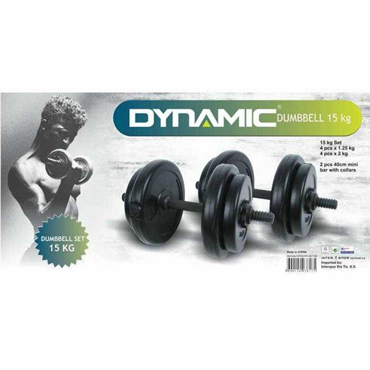 Dynamıc Vinly Dumbell Set 15 kg