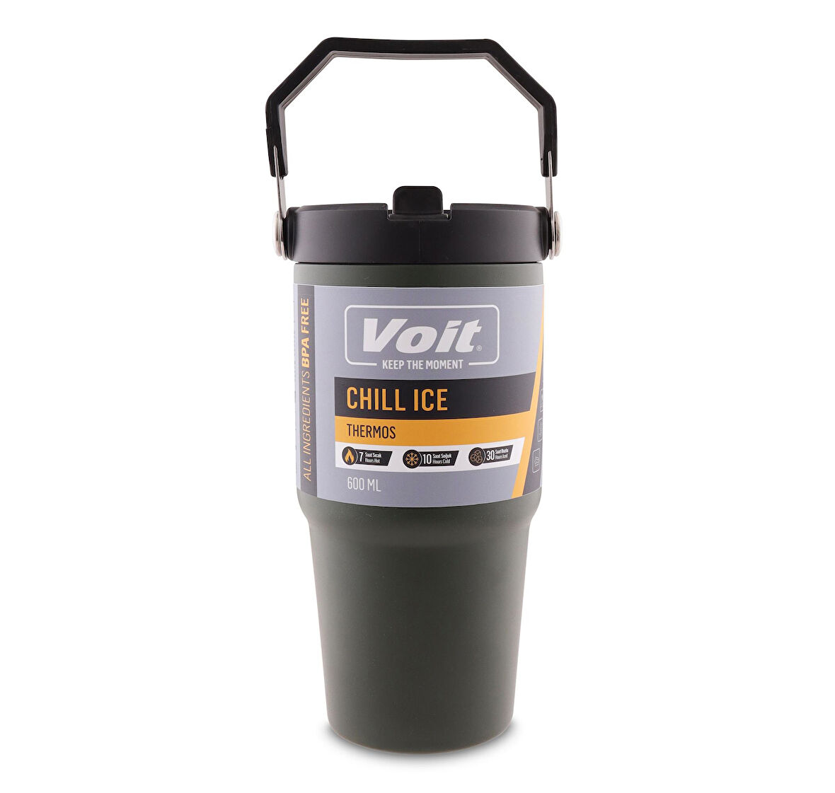 1VTAKTM34060-069 Voit Chıll Ice Thermos 600Ml Termos Haki