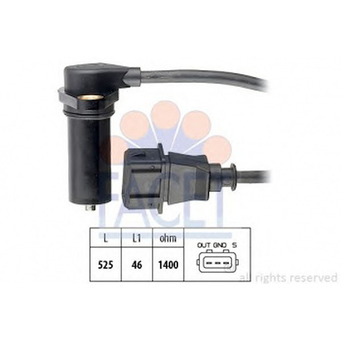 Vag Krank Devir Sensoru T5 Beetle Bora Golf IV Sharan A3 Alhambra İbiza Leon Toledo Fabıa Agr Agp Ahf - Facet 9.0219