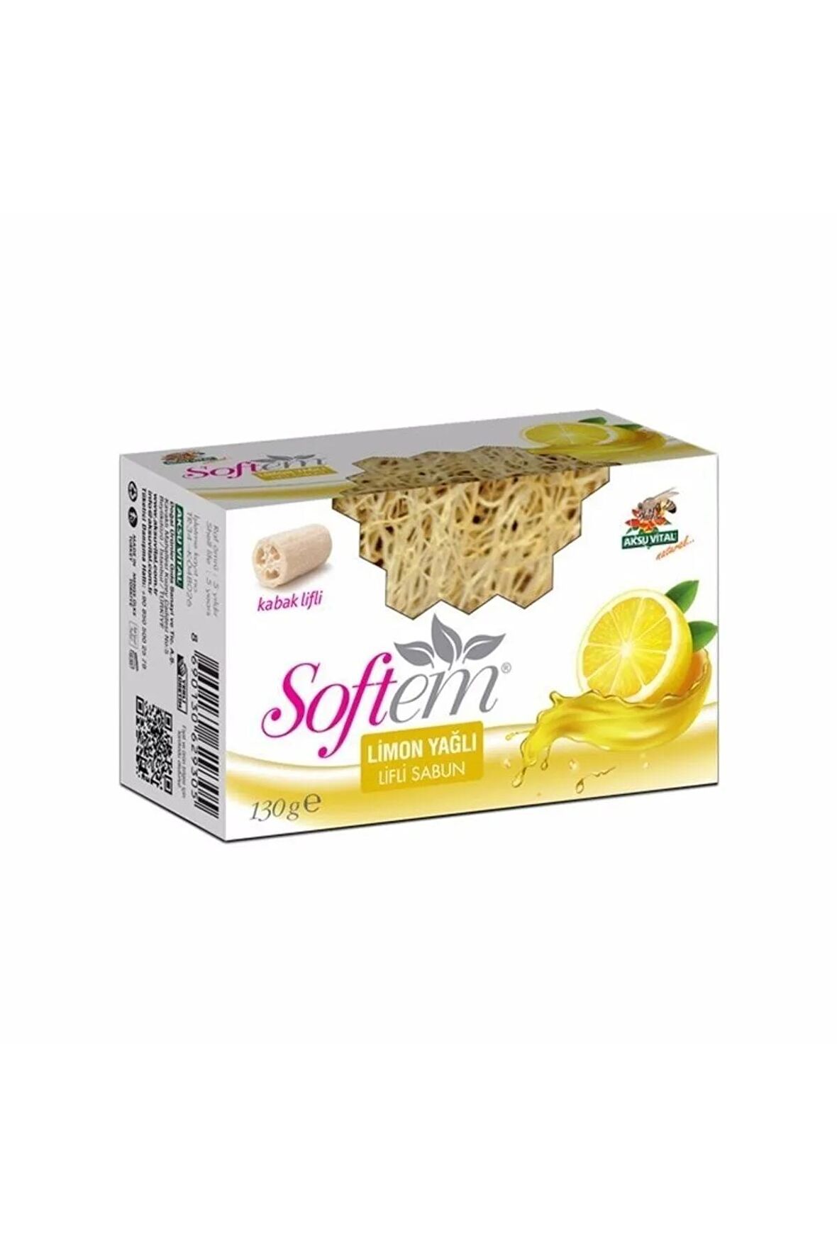 Limon Yağlı Kabak Lifli Sabun 130 gr