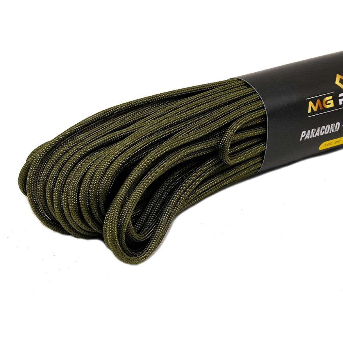 Polyester Paracord İp 4 mm Haki 30 Metre