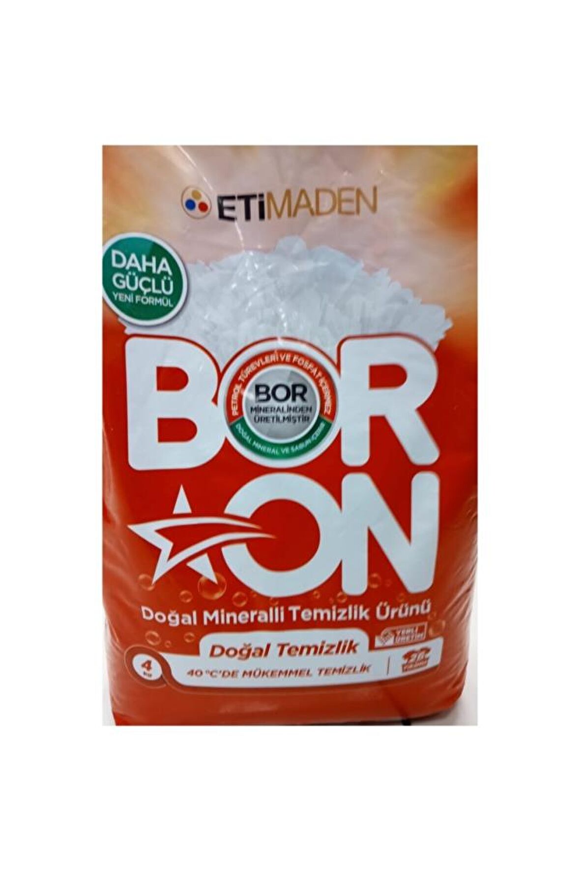 Boron Organik Beyazlar İçin Toz Çamaşır Deterjanı 4 kg 26 Yıkama