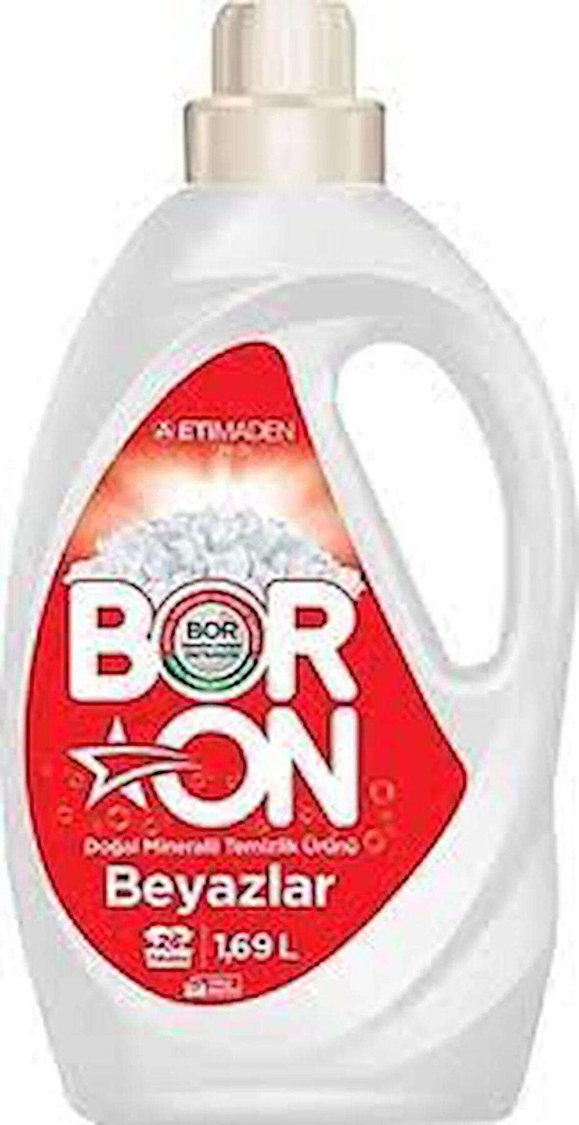 BORON SIVI ÇAMAŞIR DETERJANI BEYAZLAR 1,69 ML ÇEŞİTLERİ * 2 ADET