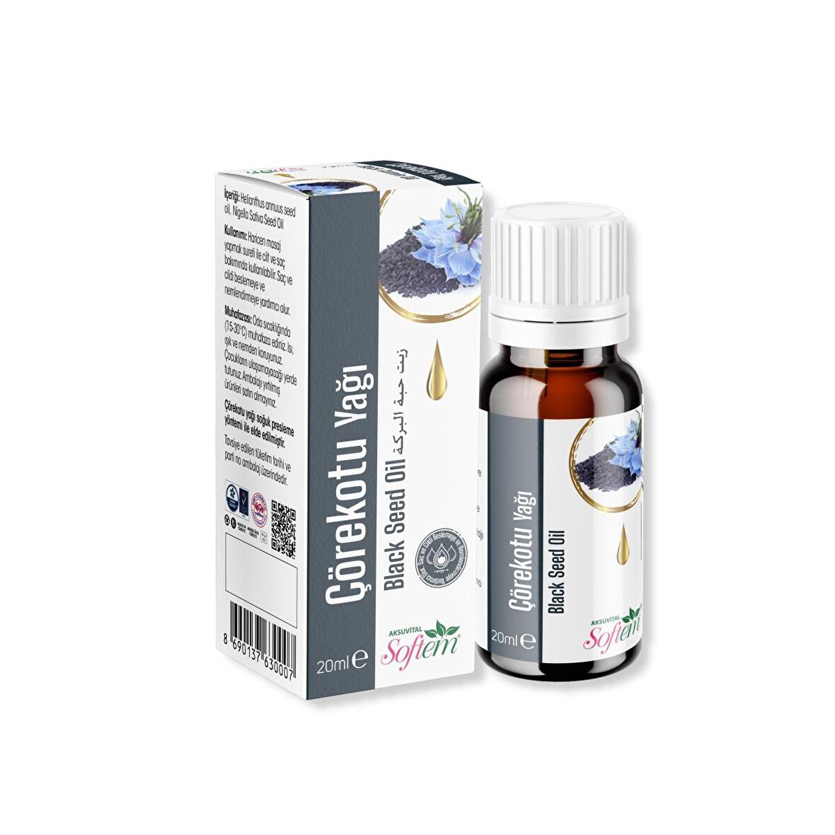 Softem Çörekotu Yağı 20 Ml