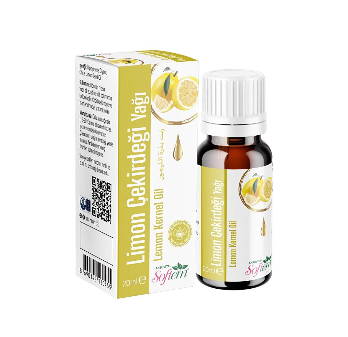 Softem Limon Çekirdeği Yağı 20 Ml