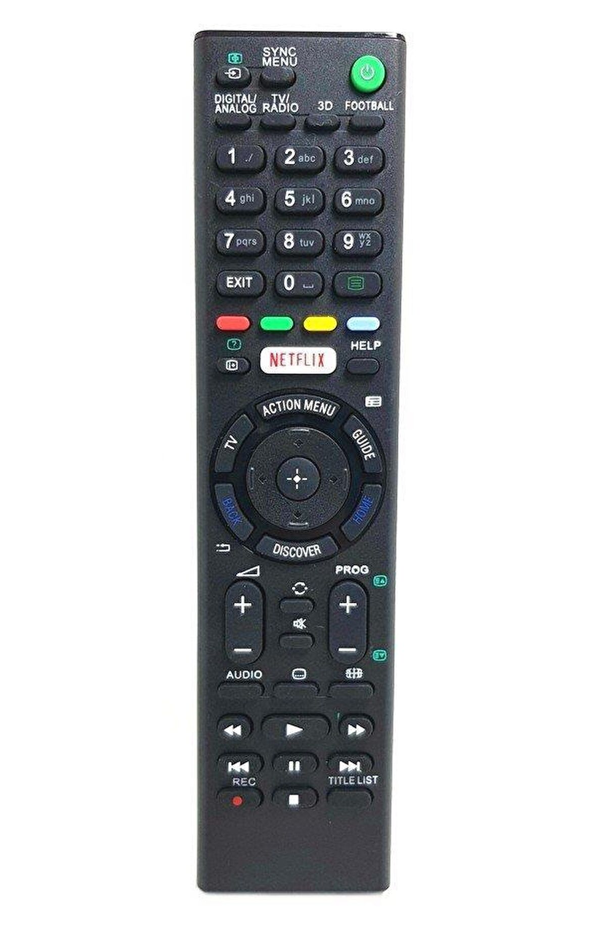 SONY Rmt-Tx100D NETFLIX 3D Smart LED TV Uyumlu Kumanda