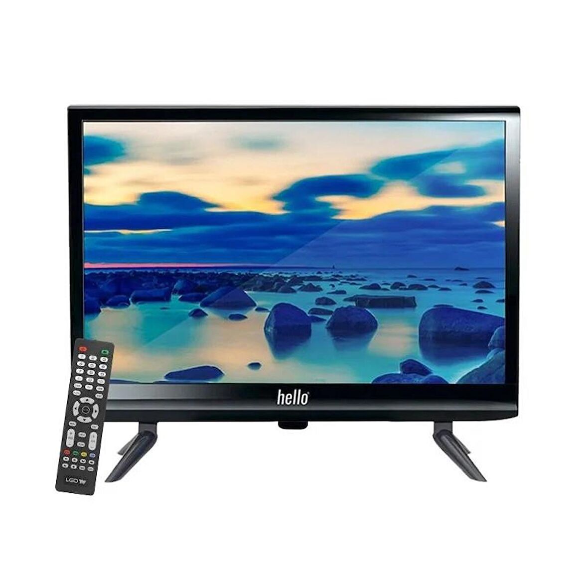 Hello HL-1900 19'' Full HD LED TV Monitör Vga-HDMI-Rca Girişli