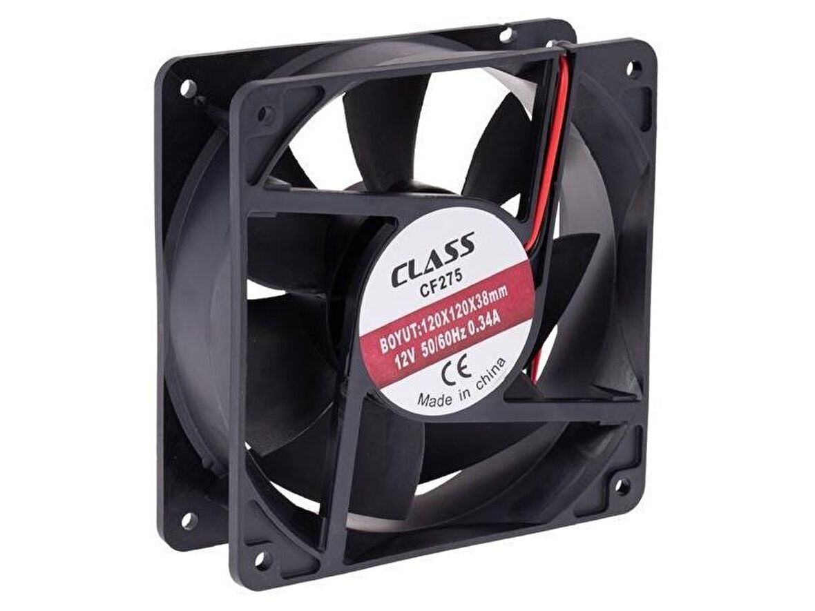 Class 120x120x38mm DC 12Volt Fan - 1Adet