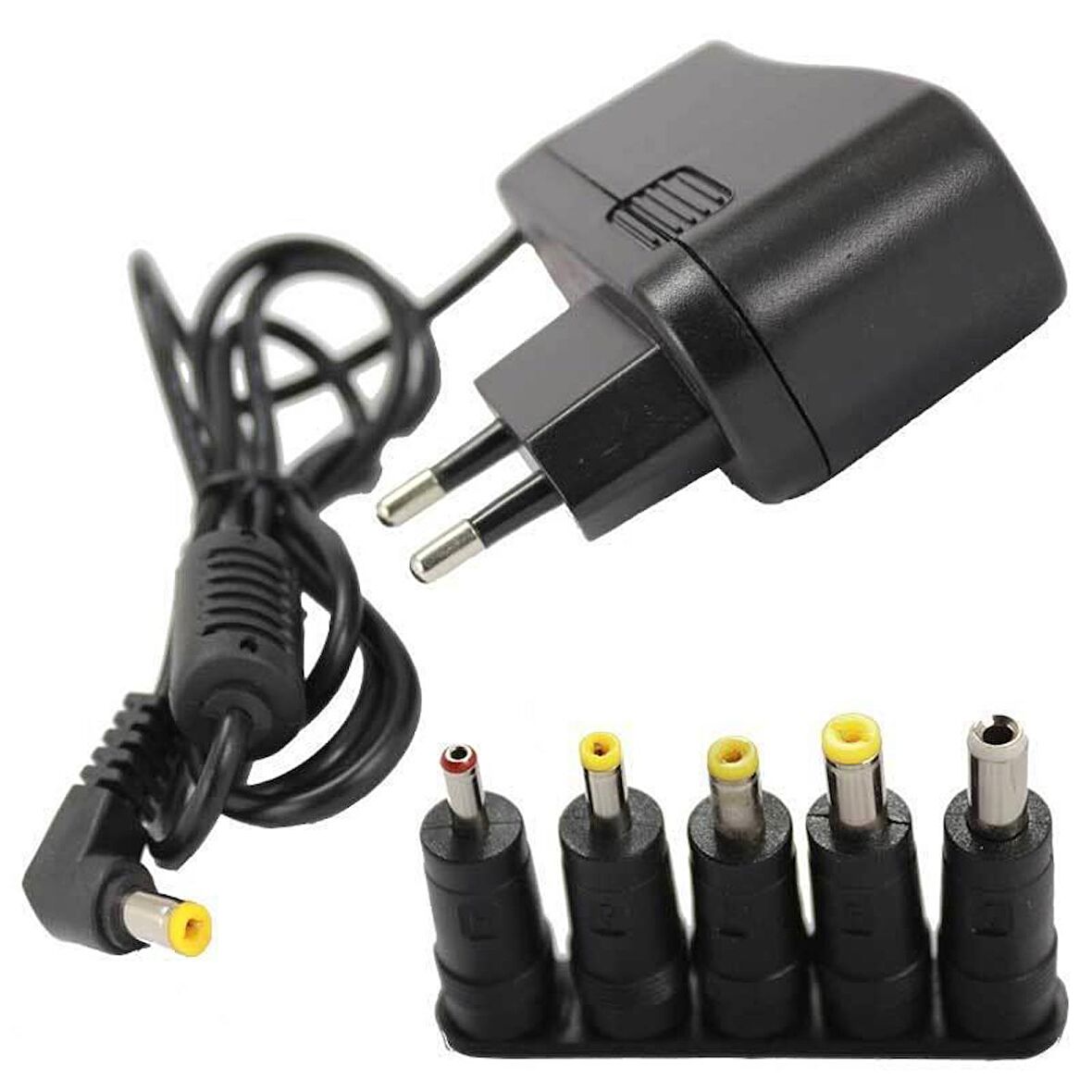 Powermaster 12V-1A Çok Uçlu Universal Adaptör