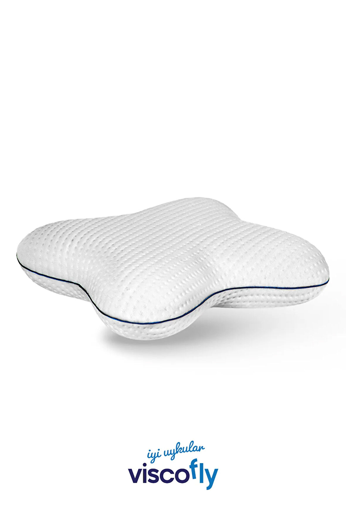 Visco Kelebek Sarılma Yastığı - 46 cm * 42 cm * 11 cm - 1000 gr % 100 Visco İç Dolgu