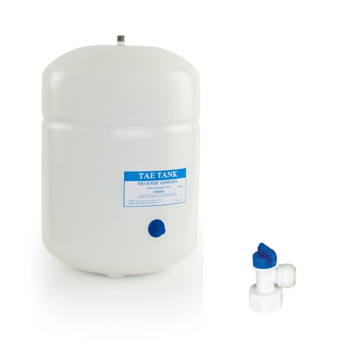 Su Arıtma Cihazı Quick Vana Hediyeli Metal Tank Su Deposu 12 Litre 3.2 Galon