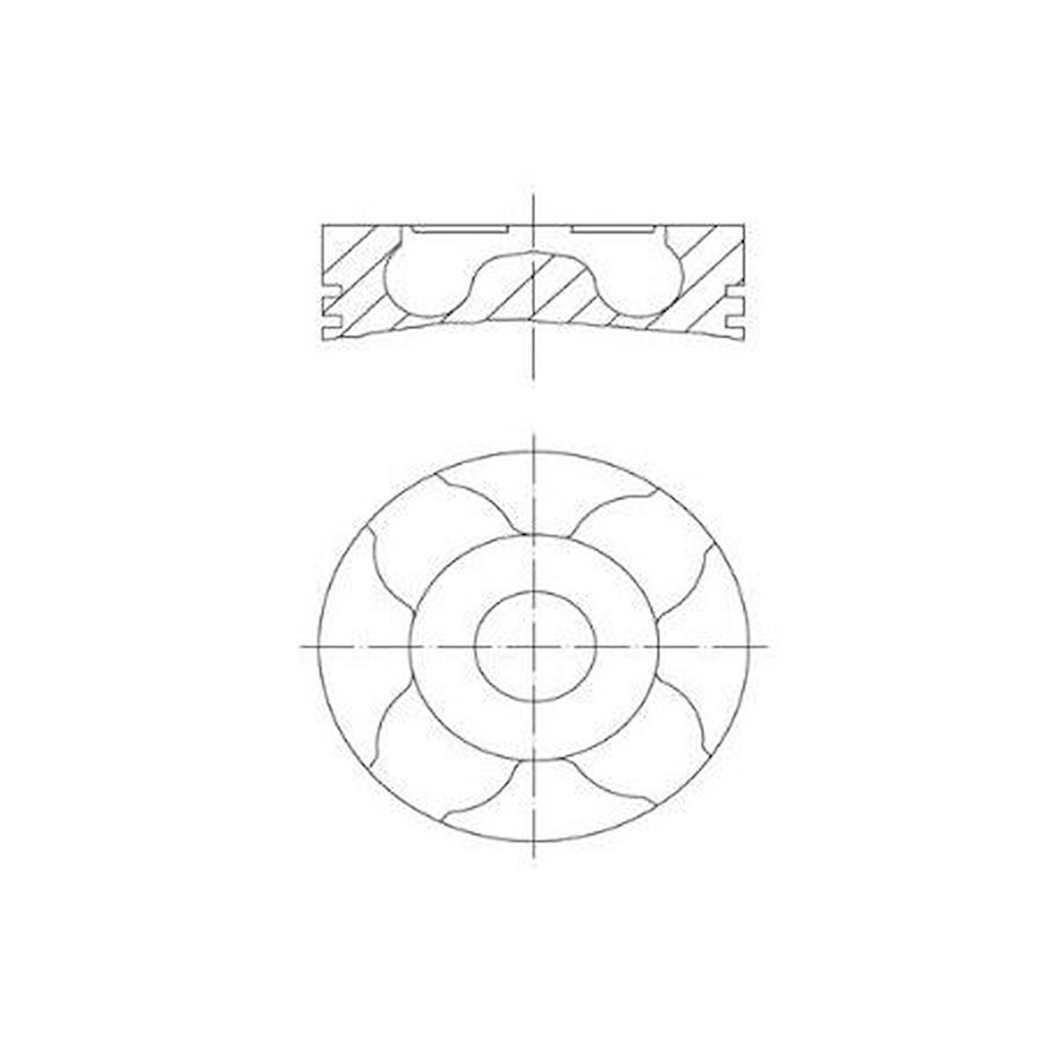 Fiat Motor Piston+segmanı Agıla 1.3 Corsa 1.3 Meriva 1.3 Tigra 1.3 Albea 1.3 Multıjet Doblo 1.3 Multıjet - Yenmak 31-04282-040