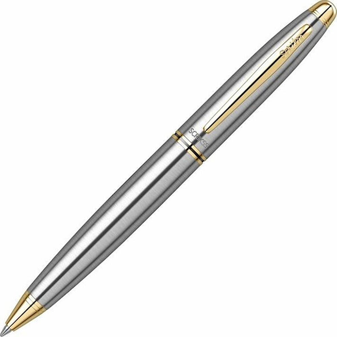 Scrikss Tükenmez Kalem 88 Gold-Chrome