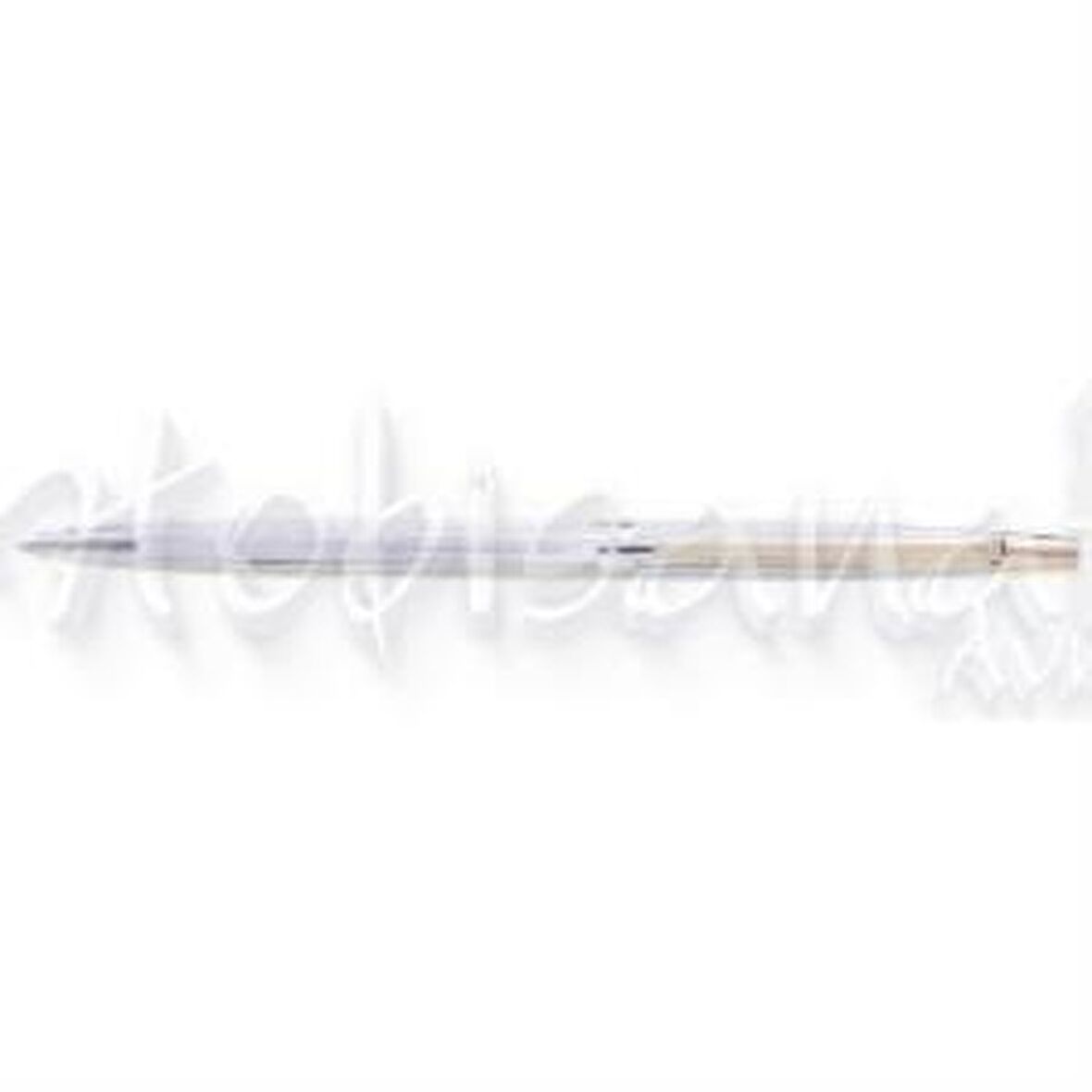 Scrikss 711 W Balık Sırtı Desen Gold Krom Tükenmez kalem