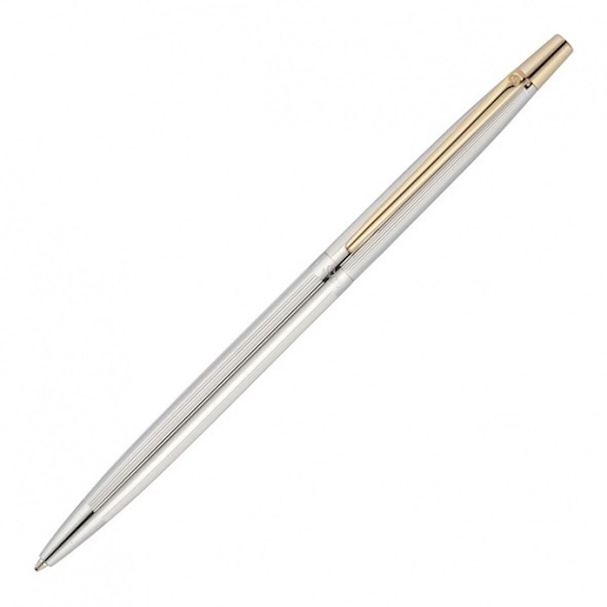 Scrikss Tükenmez Kalem 711L Gold-Chrome
