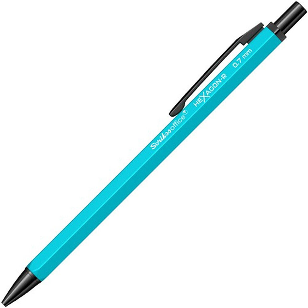 Scrikss Hexagon-R 0,7mm Neon Turkuaz Versatil Kalem