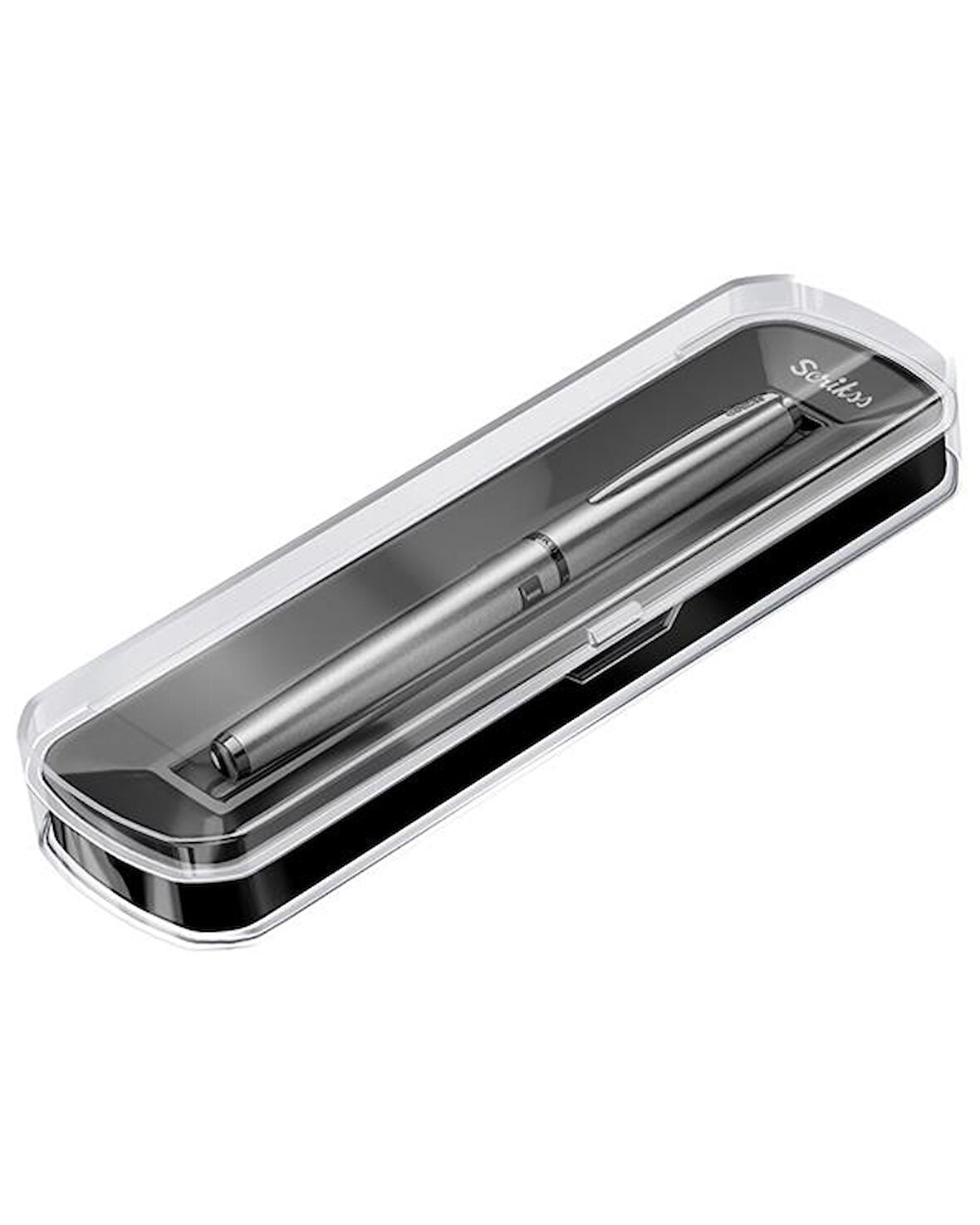 Scrikss Metropolis Roller Kalem Kristal Kutu Mat Gri 78MG