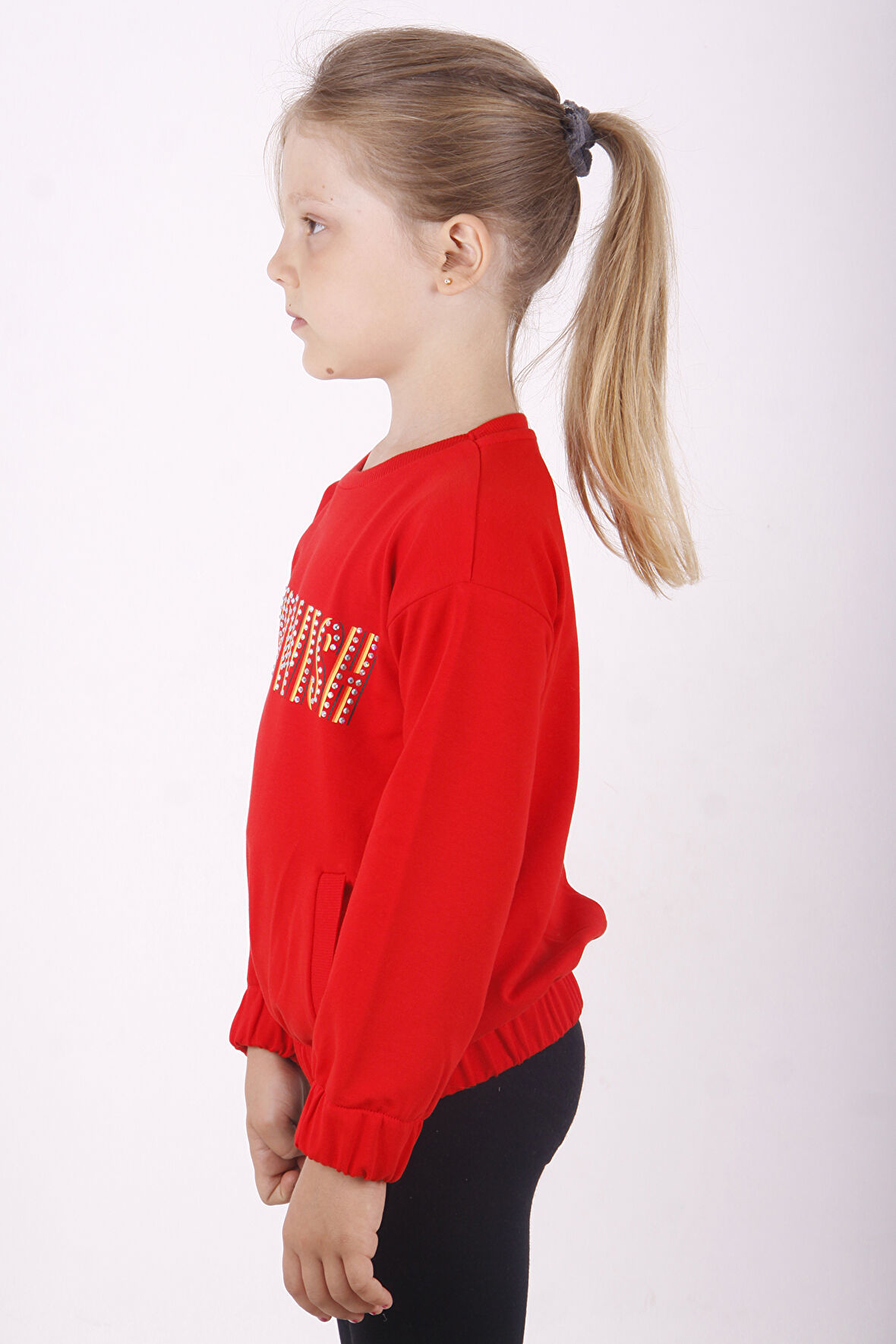 Toontoy Kız Çocuk You Wish Baskılı Sweatshirt