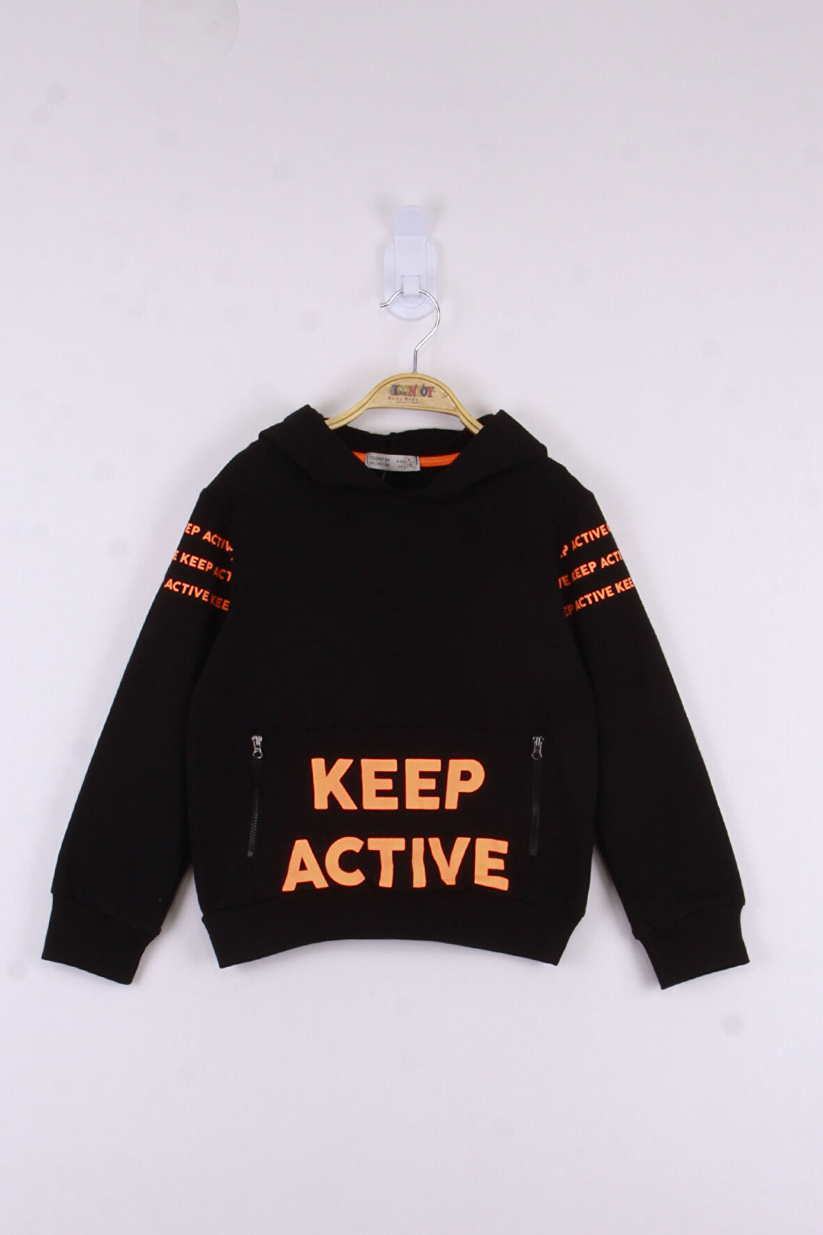 Toontoy Erkek Çocuk Keep Active Baskılı Sweatshirt