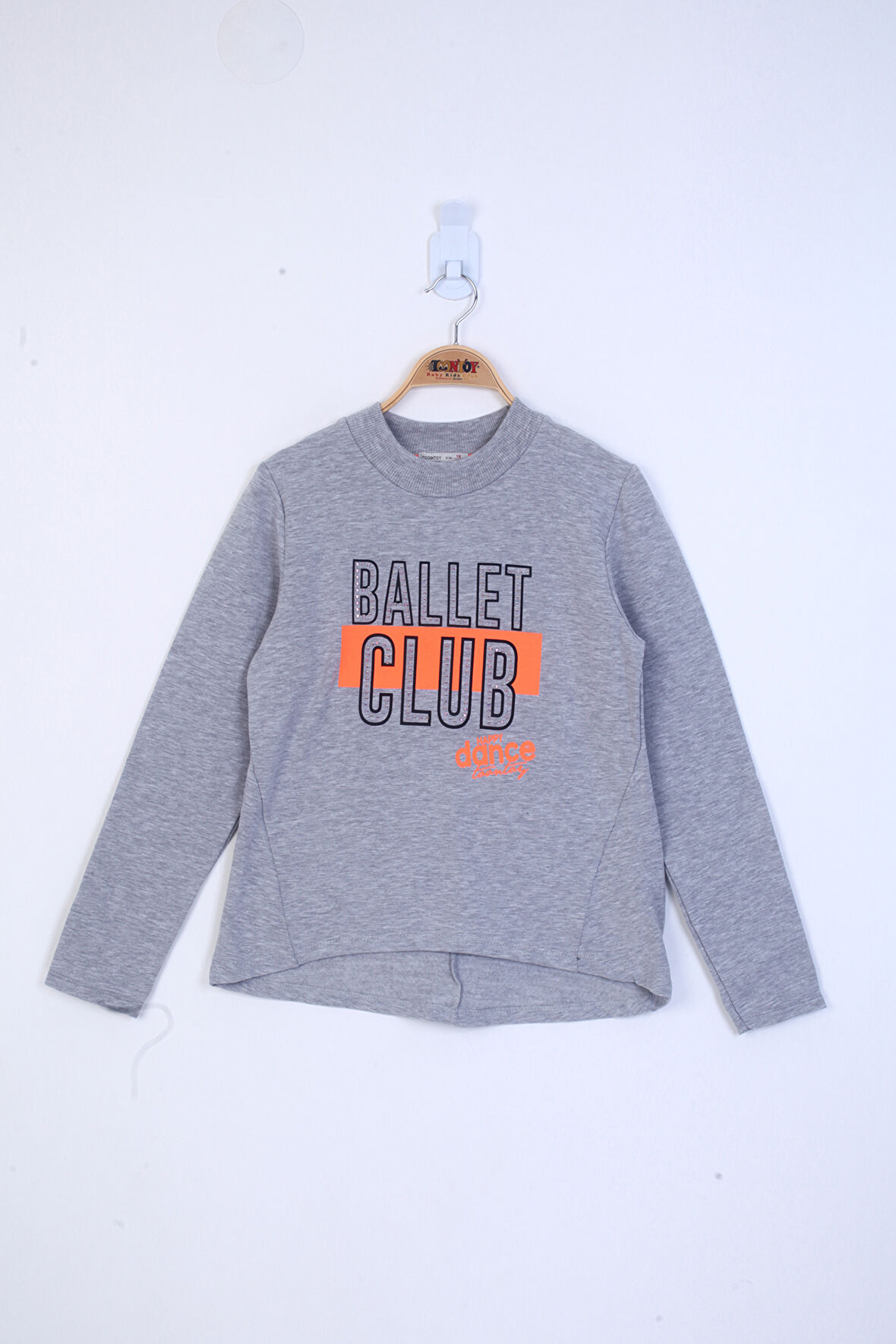 Toontoy Kız Çocuk Ballet Club Baskılı Sweatshirt 
