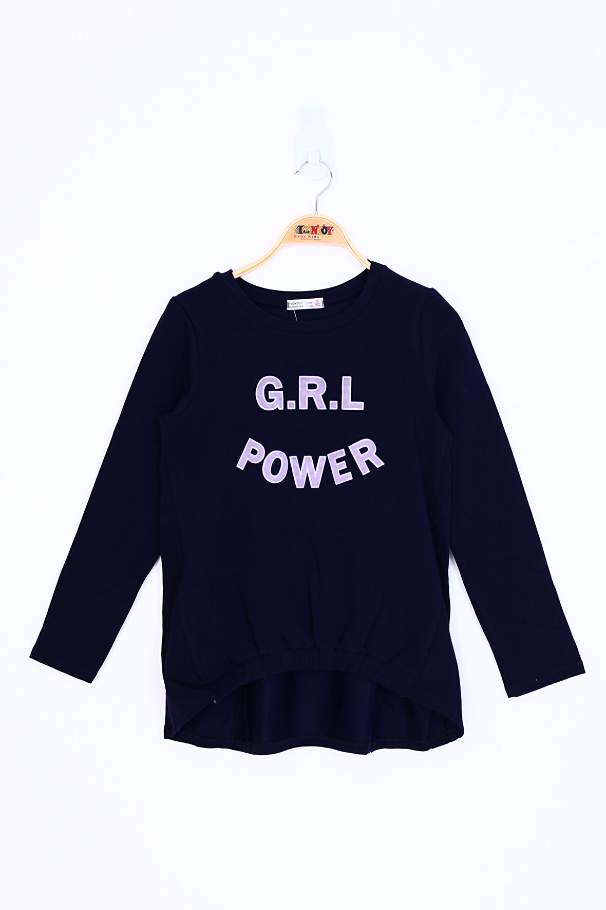 Toontoy Kız Çocuk Grl Power Baskılı Tişört