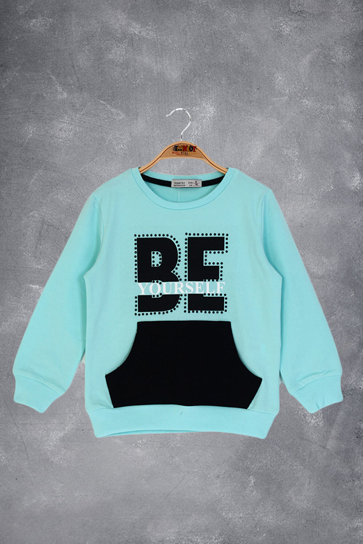 Toontoy Kız Çocuk Be Yourself Baskılı Sweatshirt