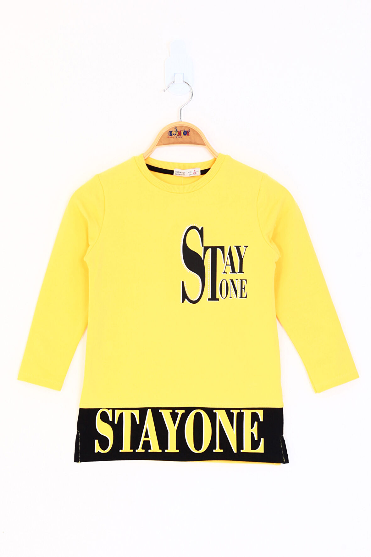 Toontoy Kız Çocuk Stay One Baskılı Tişört