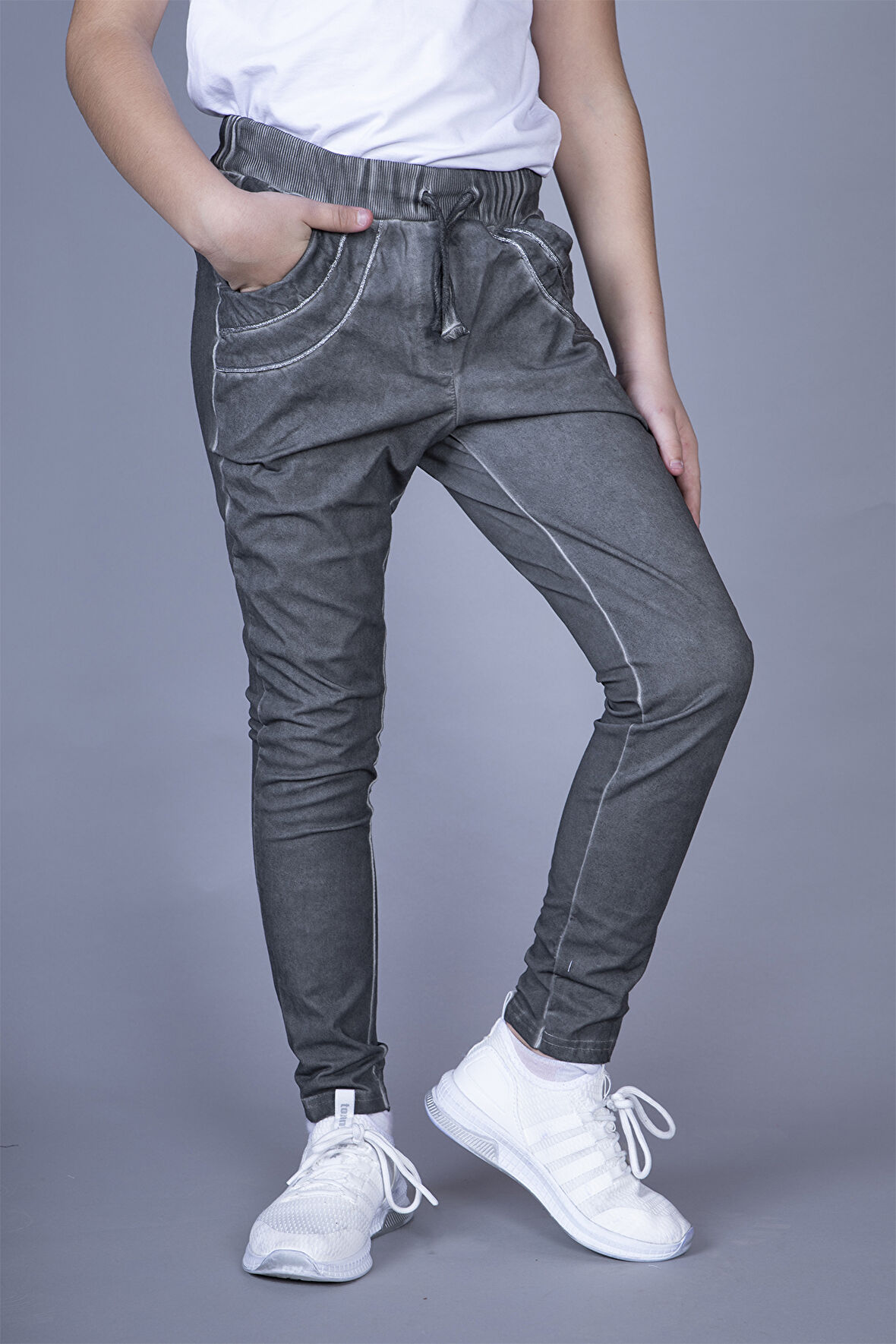 Toontoy Kız Çocuk Pantolon Görünümlü Eşofman Alt