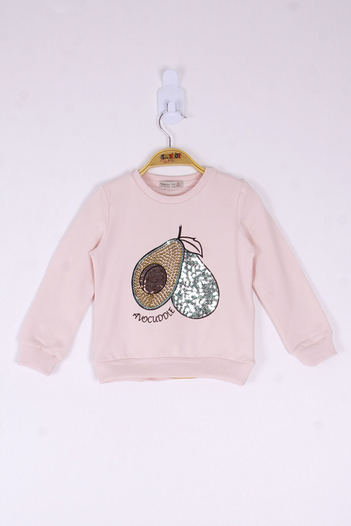 Toontoy Kız Çocuk Avocuddle Nakışlı Sweatshirt 
