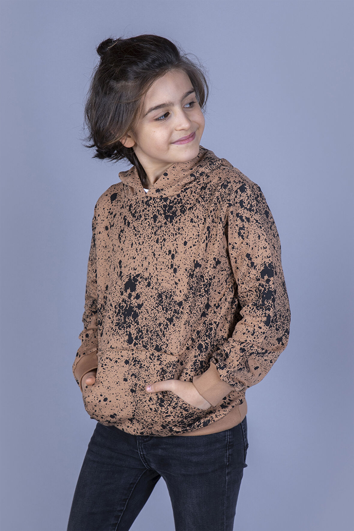 Toontoy Erkek Çocuk Püskürtme Baskılı Sweatshirt