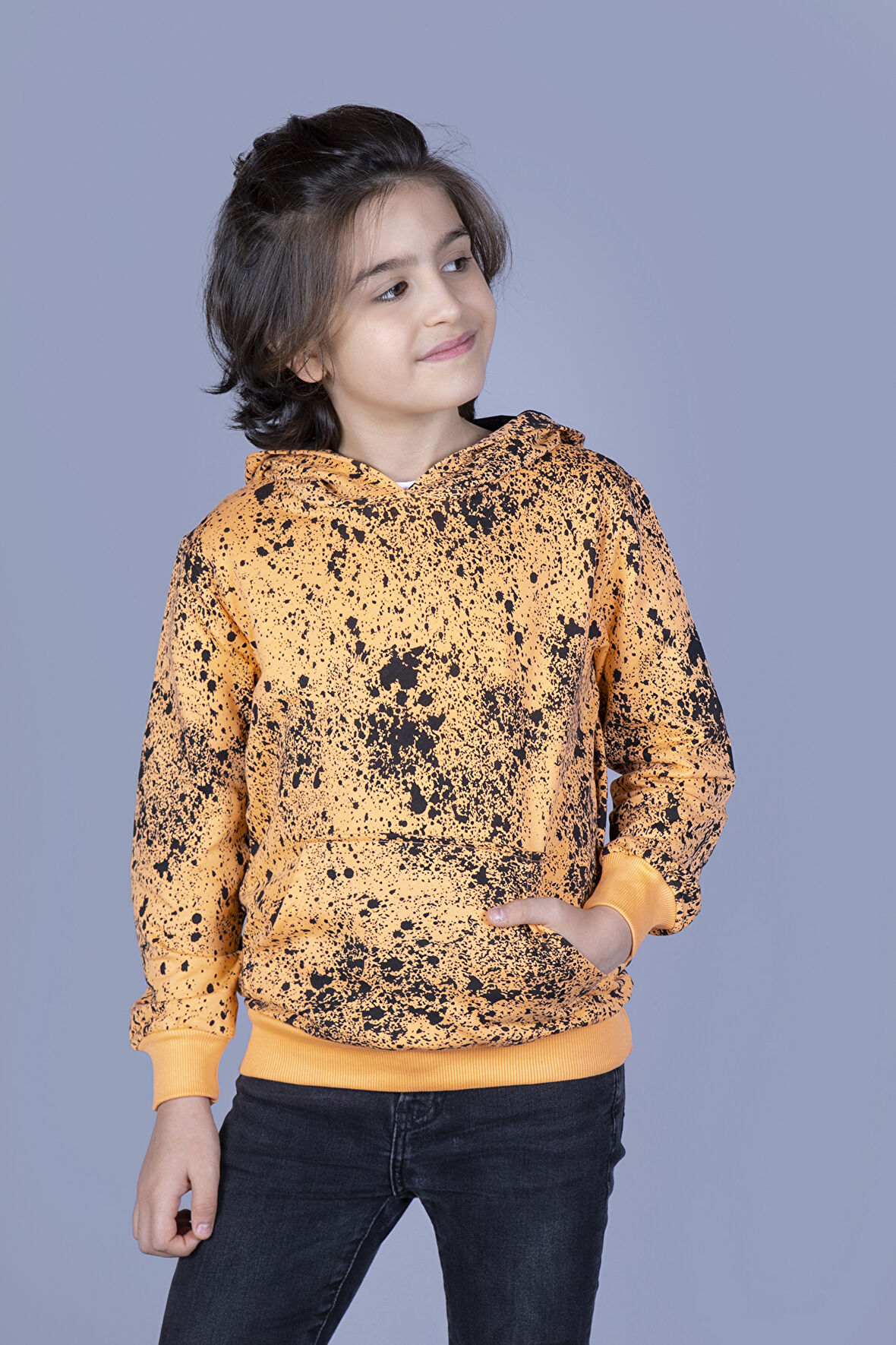 Toontoy Erkek Çocuk Püskürtme Baskılı Sweatshirt