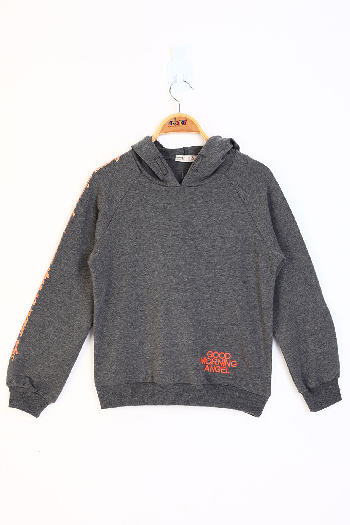 Toontoy Kız Çocuk Reglan Kol Sweatshirt