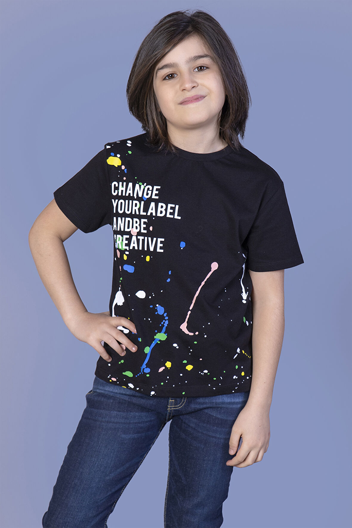 Toontoy Erkek Çocuk Püskürtme Baskılı Tişört