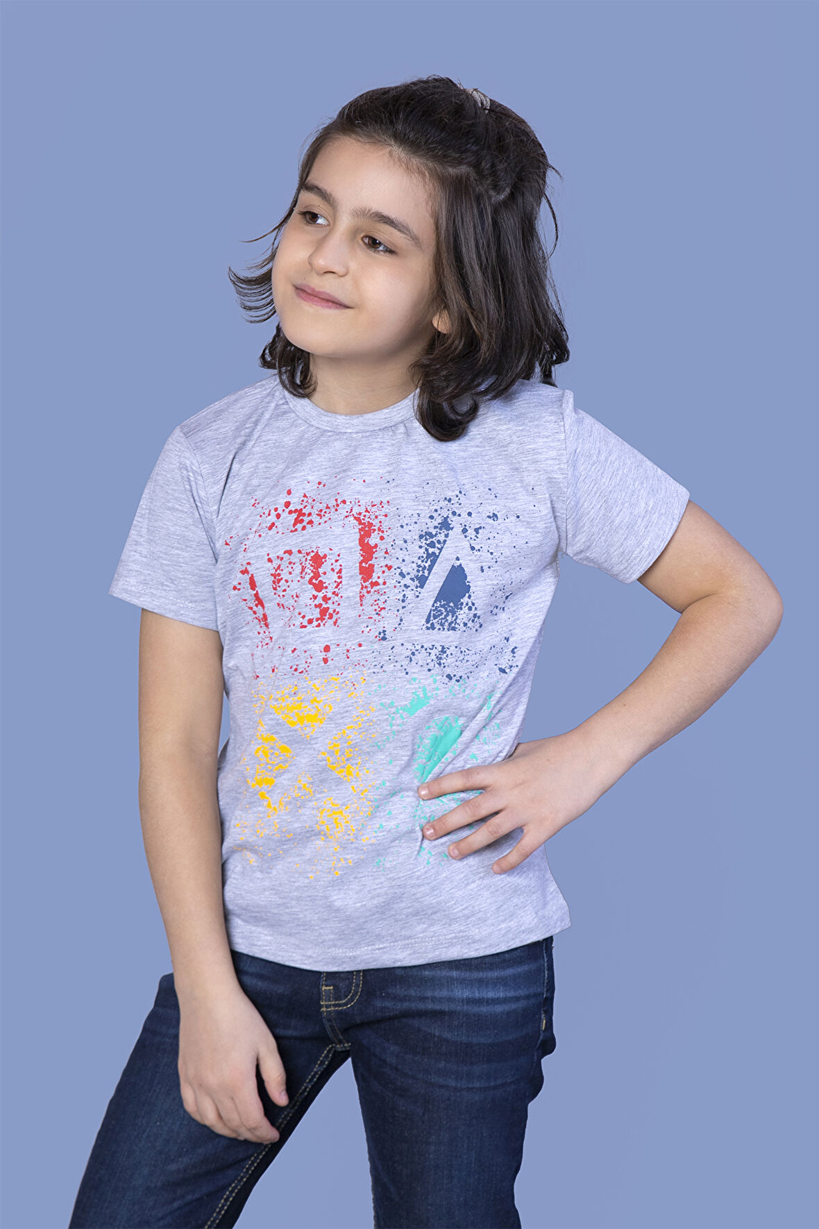 Toontoy Erkek Çocuk Kabartmalı Püskürtme Baskılı Tişört