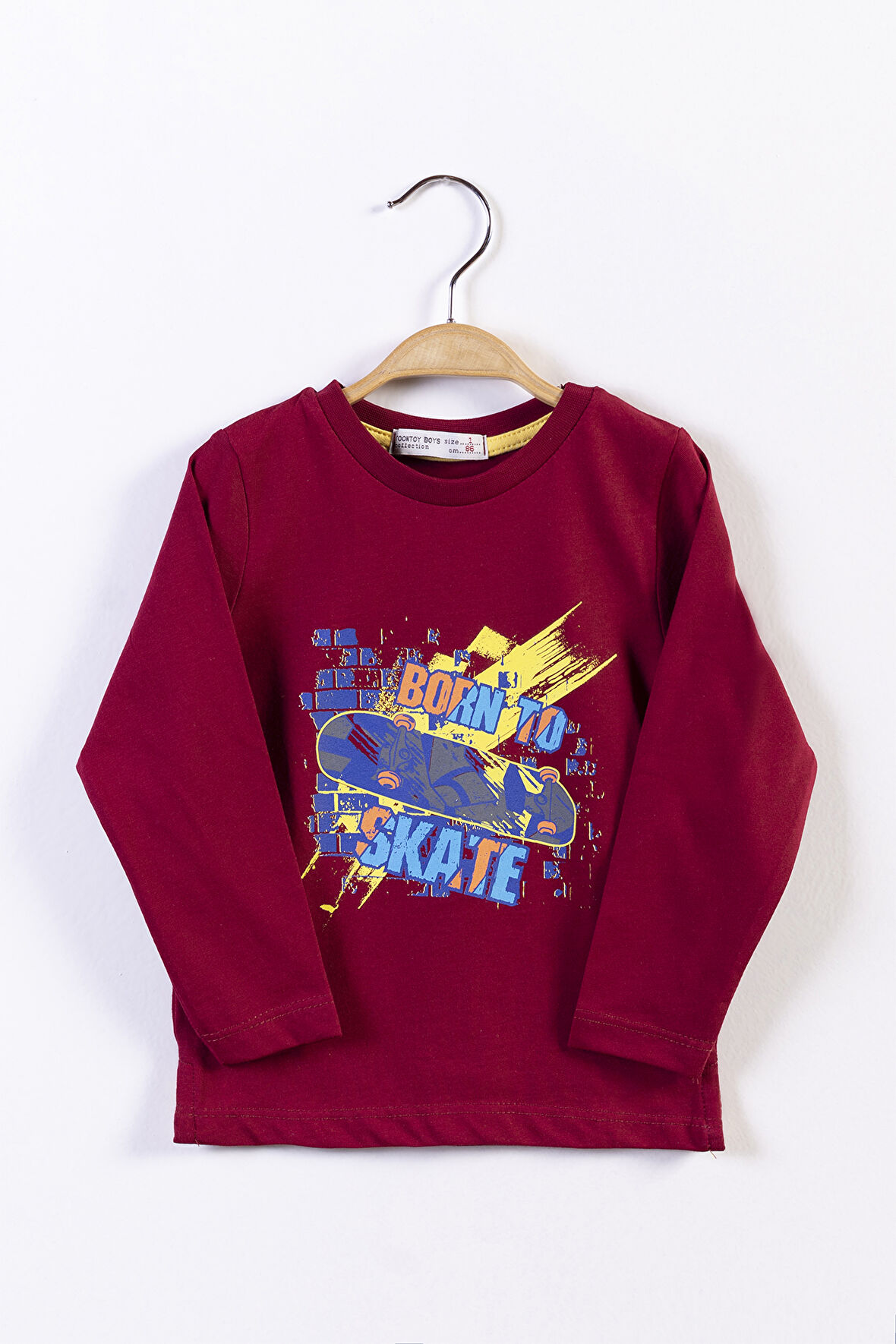 Toontoy Erkek Çocuk Kaykay Baskılı Tişört