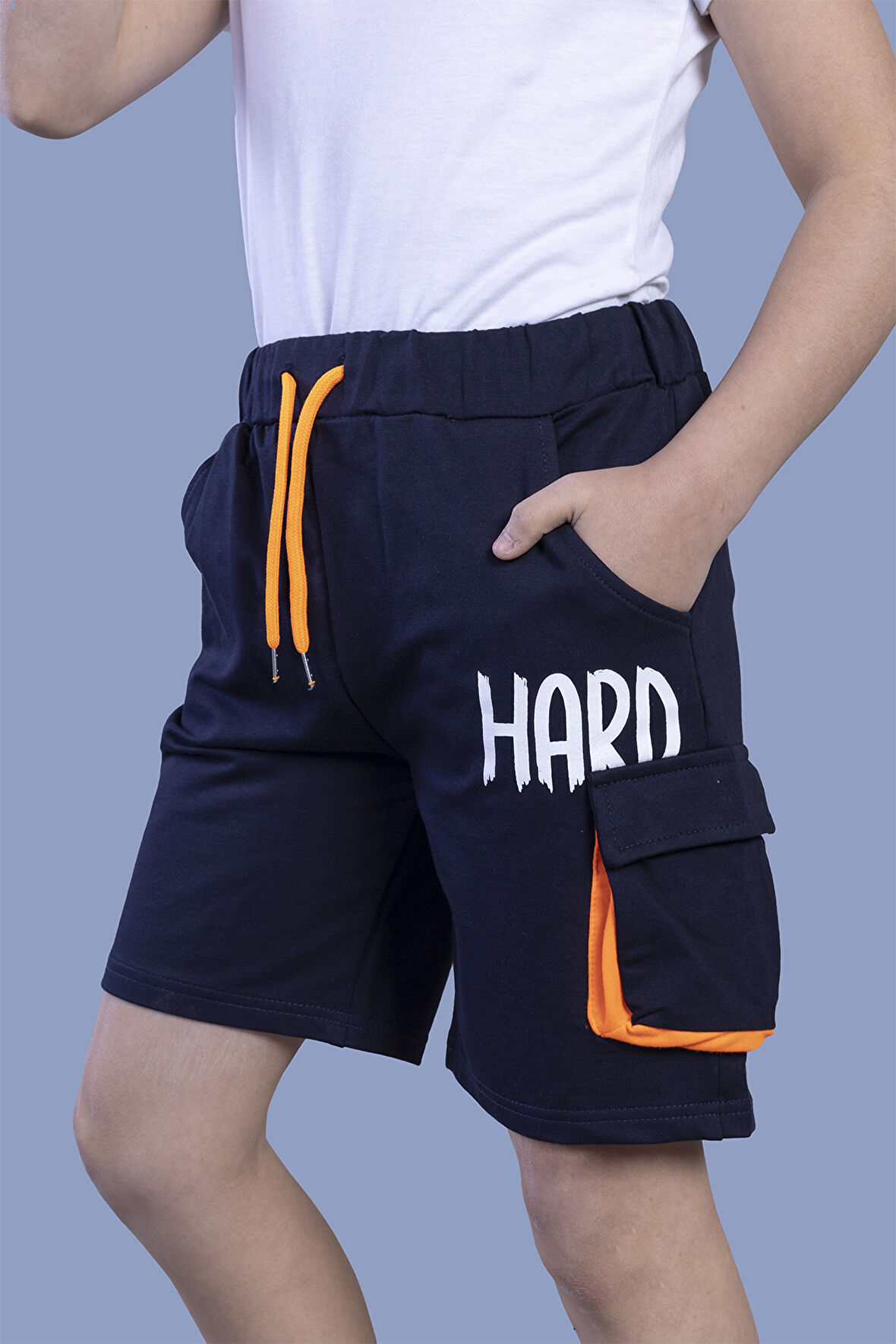 Toontoy Erkek Çocuk Beli Ayarlanabilir Cep Detaylı Baskılı Şort