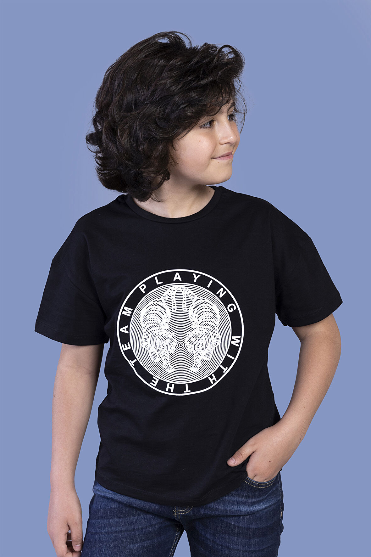 Toontoy Erkek Çocuk Kabartma Baskılı Tişört