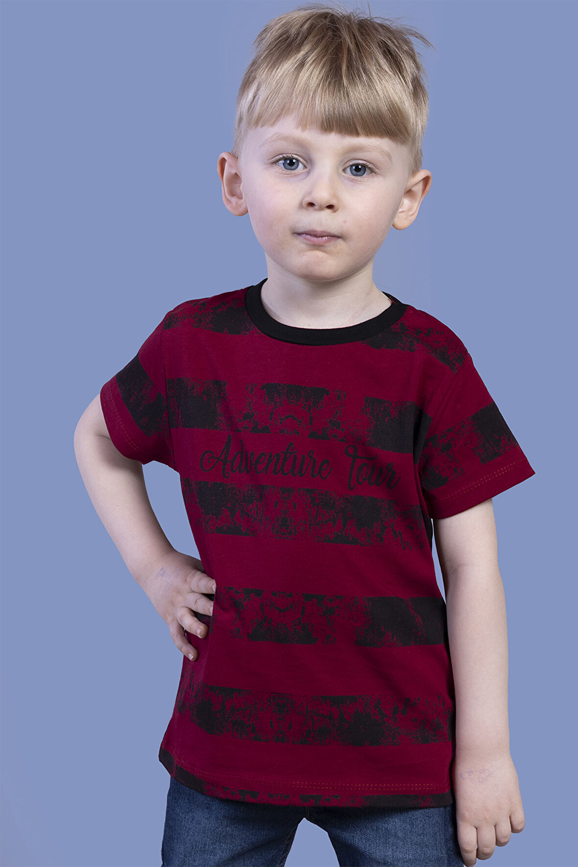 Toontoy Erkek Çocuk Çizgi Desenli Tişört