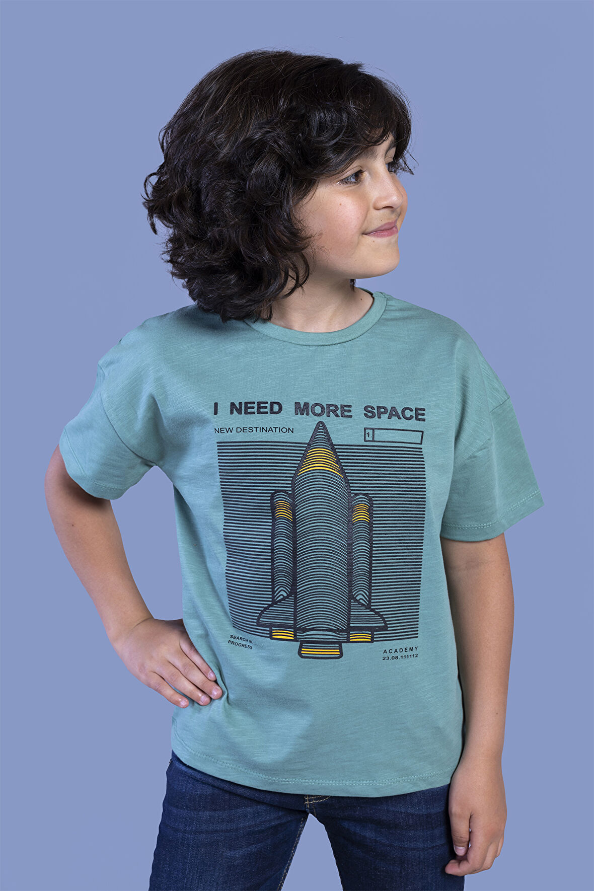 Toontoy Erkek Çocuk Kabartma Baskılı Tişört