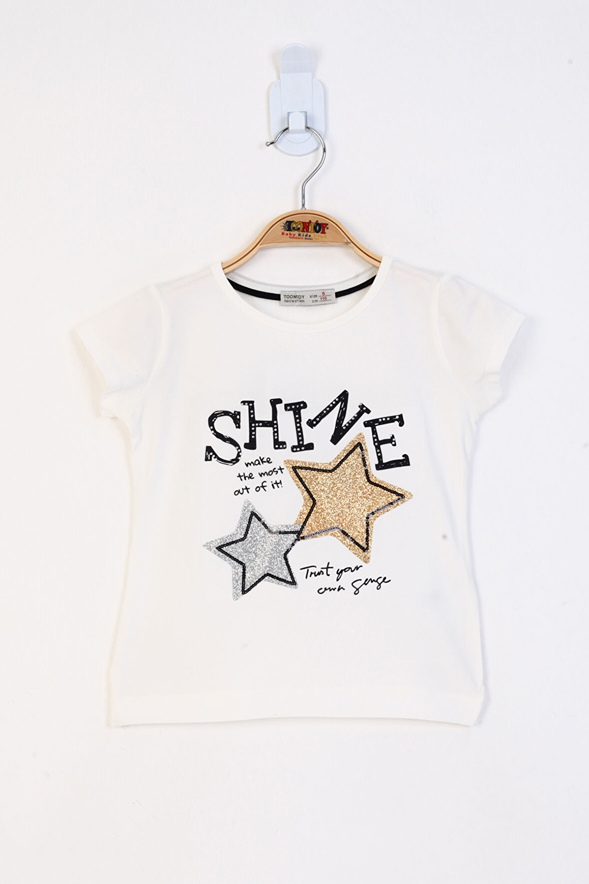 Toontoy Kız Çocuk Baskılı Tişört