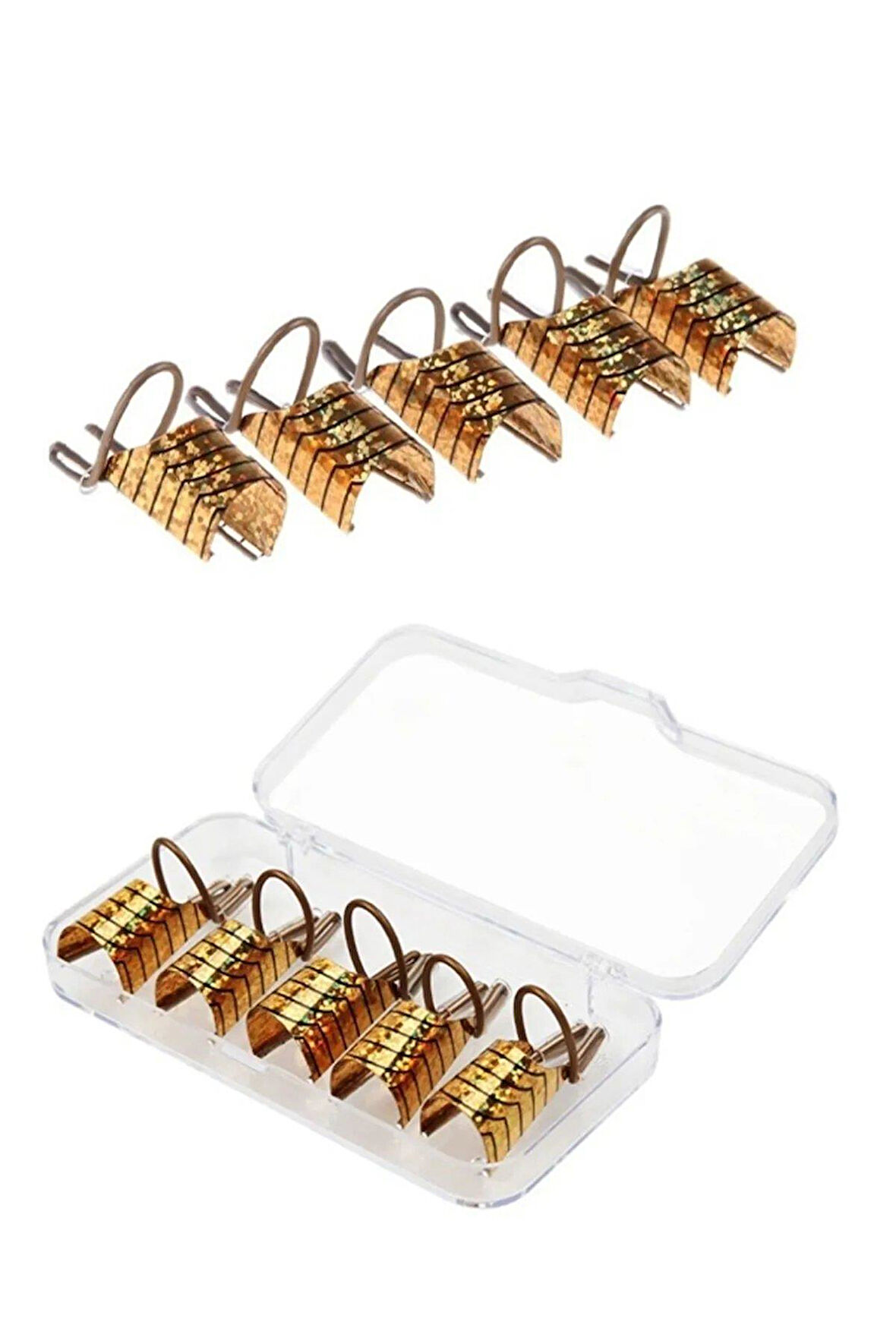 Fontenay Protez Tırnak Uzatma Şablonu Yeniden Kullanılabilir Jel Tırnak Yapım Aparatı