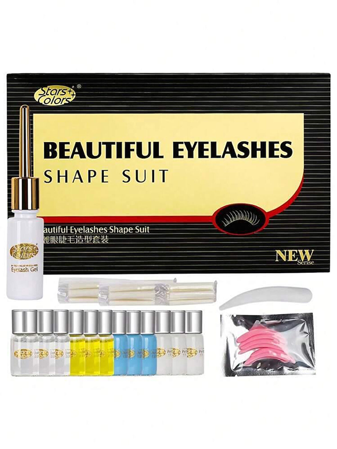 Fontenay Güzel Kirpik Perma Seti, Profesyonel Kirpik Kaldırma&Perma Set Beautiful Eyelash ShapeSuit