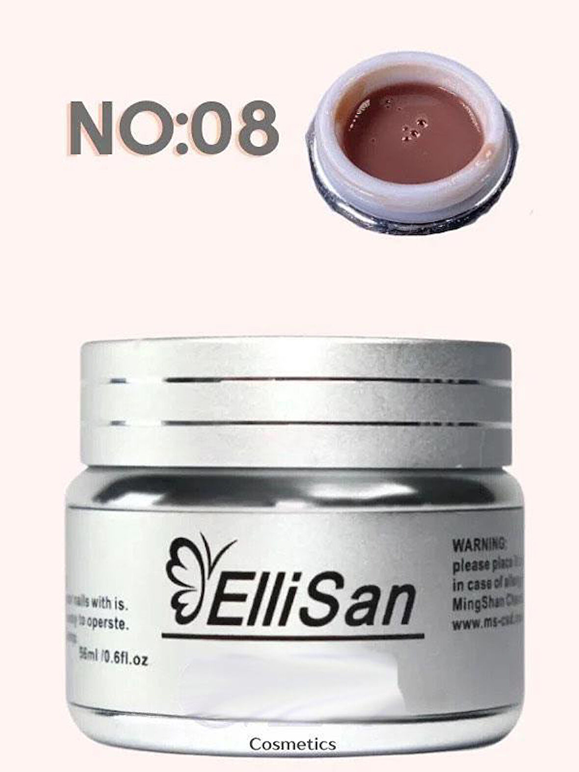 Fontenay Ellisan Protez Tırnak Jeli - Builder Gel 56 Gram - No:008